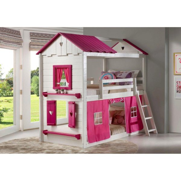 SWEET HEART BUNK W/PINK TENT KIT