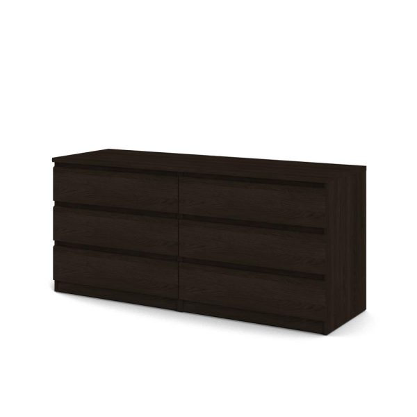 Scottsdale 6 Drawer Double Dresser, Coffee - Image 2